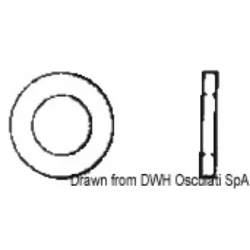 Osculati - Large flat washer 12x36 AISI 304 ROND12X36 - A2-9021A-12X036 product image