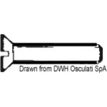Osculati - Screw slot head countersunk 3x12 AISI 304 MET/TS3X12 - A2-963-03X012 product image