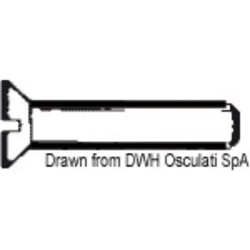 Osculati - Screw slot head countersunk 3x12 AISI 304 MET/TS3X12 - A2-963-03X012 product image