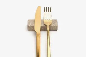 Marble Cutlery rests in Rustic Green Marble product image