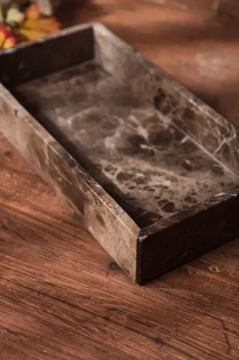 Rectangul Tray Brown (Emperador) Marble product image