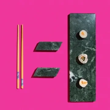 Green Marble Sushi Set product image