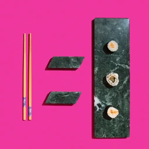 Green Marble Sushi Set product image