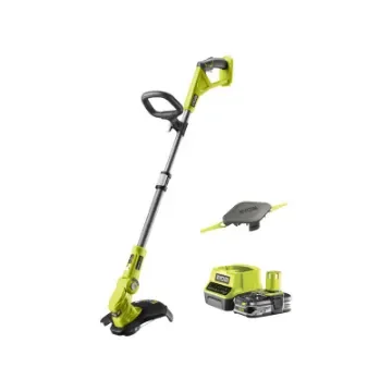 [NEVER USED] RYOBI 18V One+ Edger - 1 LithiumPlus 2.5Ah Battery - 1 Fast Charger - 1 Double Serrated Blade Head RLT183225FPK product image