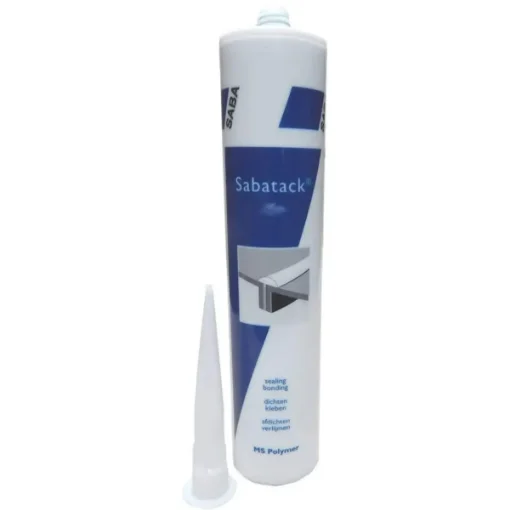 Black Porthole Sealant Sabatack 760 XL MS Polymer 290ml - Saba product image