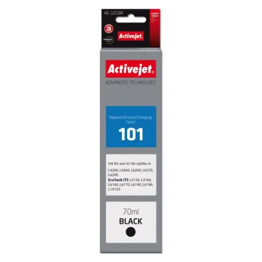 Activejet AE-101BK Ink (Replacement for Epson 101; Supreme; 70 Ml; Black) - AE-101BK product image