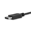 Startech.Com 3ft/1m Usb C To Displayport 1.2 Cable 4K 60Hz - Usb-C To Displayport Adapter Cable - HBR2 - Usb Type-C Dp Alt Mode To Dp Monitor Video Cable - Works W/ Thunderbolt 3 - Black - Cdp2dpmm1mb product image