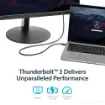 Startech.Com 1m Thunderbolt 3 (20Gbps) Usb-C Cable - Thunderbolt, Usb, and Displayport Compatible - Tblt3mm1m product image