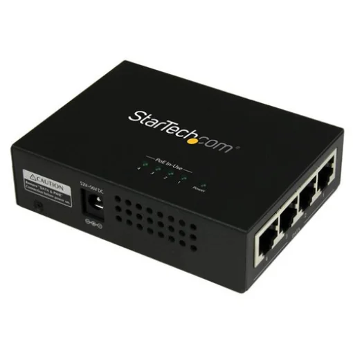 Startech.Com 4-Port Gigabit Midspan - Poe+ Injector - 802.3at/af - POEINJ4G product image