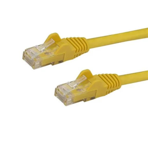 Startech.Com 3m CAT6 Ethernet Cable - Yellow Cat 6 Gigabit Ethernet Wire -650MHz 100W Poe RJ45 Utp Network/Patch Cord Snagless W/Strain Relief Fluke Tested/Wiring Is Ul Certified/Tia - N6patc3myl product image