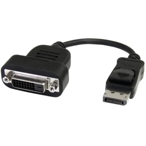 Startech.Com Displayport To Dvi Adapter - Active Displayport To Dvi-D Adapter/Video Converter 1080p - Dp 1.2 To Dvi Monitor Cable Adapter Dongle - Dp To Dvi Adapter - Latching Dp Connector - DP2DVIS product image