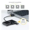 Startech.Com St4200mini2-Usb-Hub Interface Hub Usb 2.0 480 Mbit/S Black - St4200mini2-Usb-Hub product image