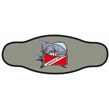 Double Velcro Neoprene Mask Strap Dangerous Dive product image