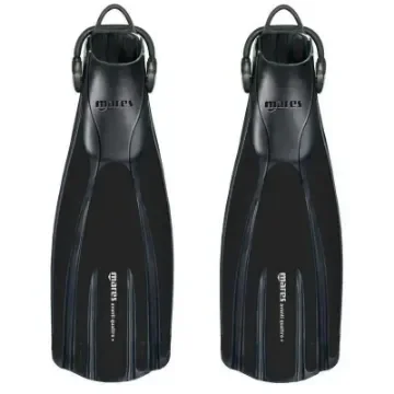 Mares Avanti Quattro Adjustable Diving Fins Black Regular Size product image