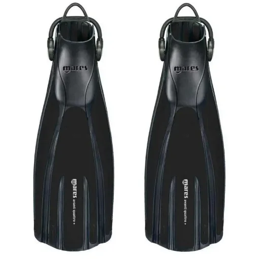 Mares Avanti Quattro Adjustable Diving Fins Black Size Xlarge product image