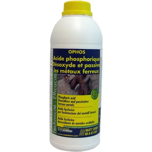 Ophos - Phosphoric Acid for Ferrous Metal Phosphating - 1 L Canister product image