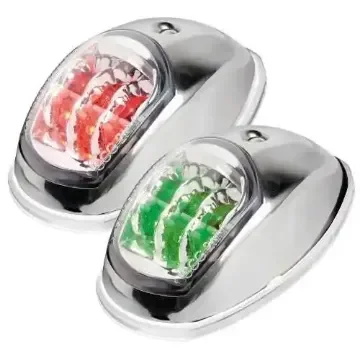 Evoled Corp Polished Stainless Steel Navigation Lights G + D product image