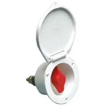 Heavy Duty Marine Battery Cut-Off Switch White product image