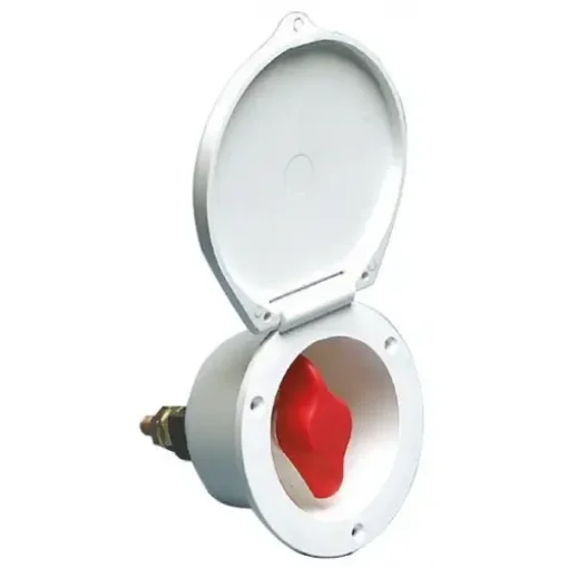 Heavy Duty Marine Battery Cut-Off Switch White product image