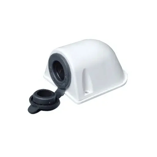 Waterproof Cigarette Lighter Socket - White product image