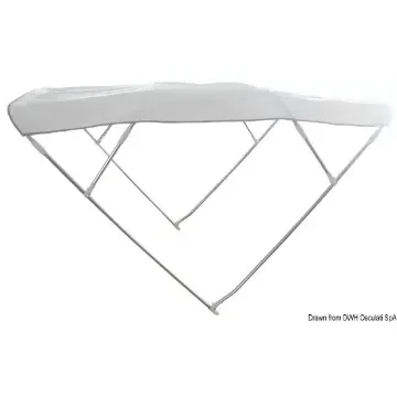 Navy Blue Bimini with 4 Arches Depth 205-215 Cm product image