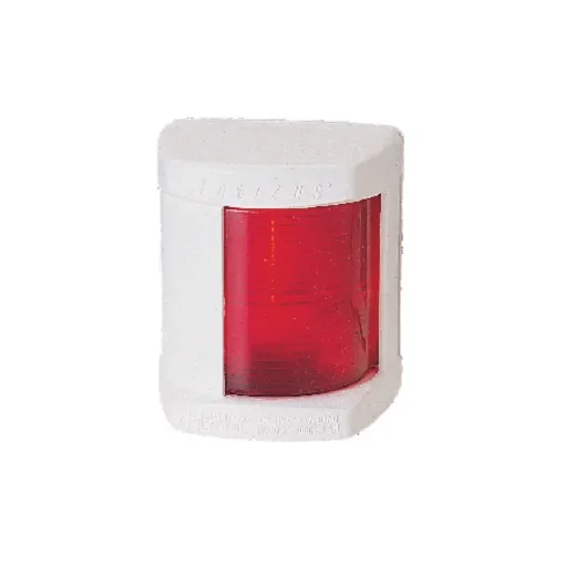 Classic 12" Port Navigation Light (Red) - 112.5° - White Housing product image