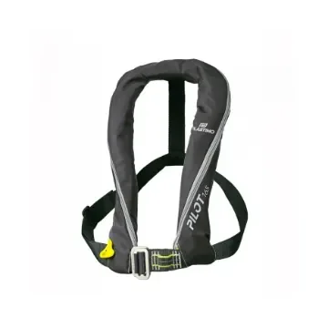 Pilot 165 Manual Zip Gilet with Harness - Black product image