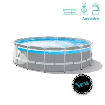Intex Prism Frame Above Ground Pool with Clear Window Ø4.88 X h.1.22m product image