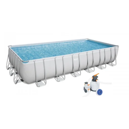Bestway Power Steel Above Ground Pool 7.32 X 3.66 X 1.32 with Sand Filter product image