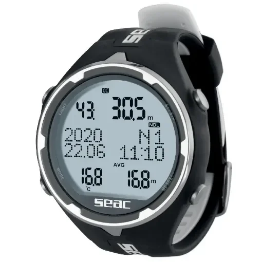 Black/White Action Dive Computer Watch - Seac product image