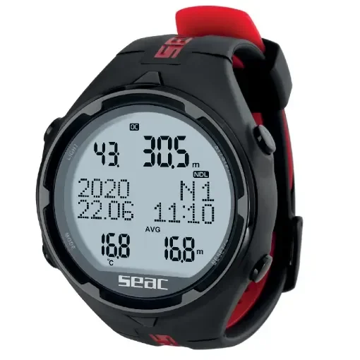 Seac Sub Action Hr Black/Red Dive Computer Watch product image