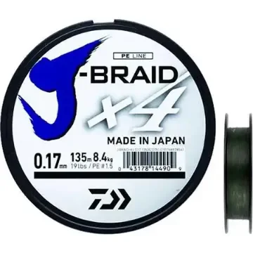 Daiwa J-Braid X4 270m Green D17 Braid product image
