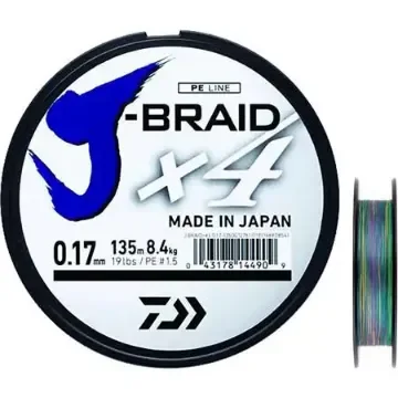 Daiwa J-Braid X4 300m Multicolour D15 Braid product image