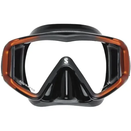 Scubapro Crystal Vu Noir Orange Mask product image