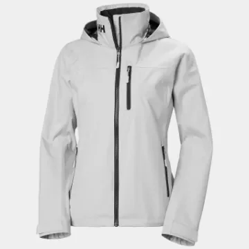 Helly Hansen W Crew Hooded Jacket 2.0 Grey Fog Xl product image