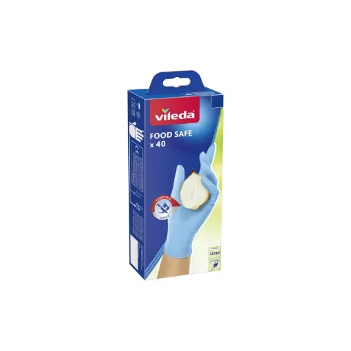Pack of 40 Vileda Food Safety Gloves - Size S-M product image