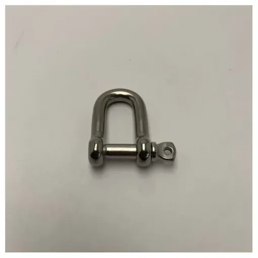 Wide 8mm Stainless Steel D-Shackle for Marine Use – Corrosion Resistant & Durable product image