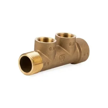 Vetus Brass Marine Manifold Distributor with 1x G1 Inlet and 2x G3/4 - MAN2G3/4 product image