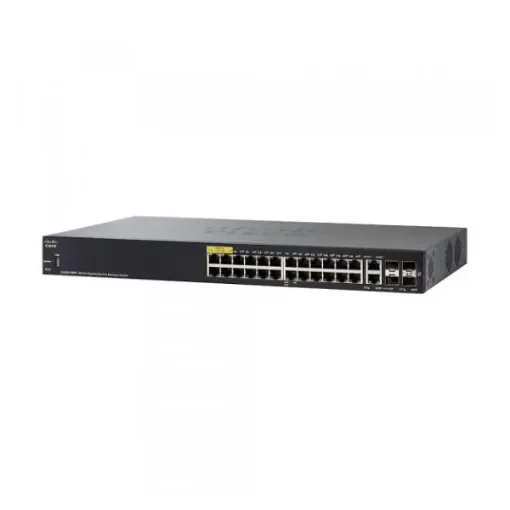 Cisco SG350-28MP-K9-EU 28-Port Gigabit PoE Managed Network Switch for Business and Marine Applications product image