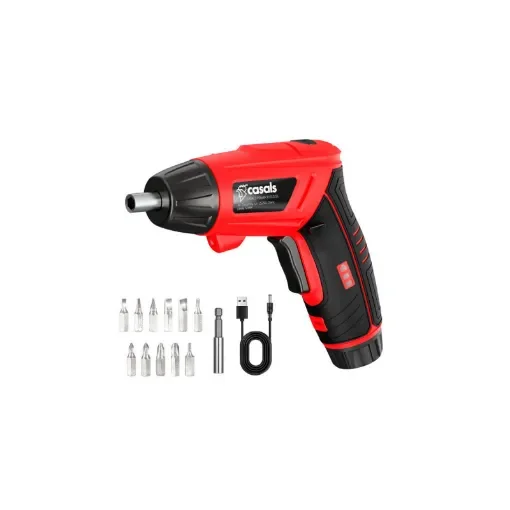 Casals Cordless Screwdriver - 3.6V - with Battery and Charger product image