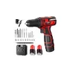 12V Casals Drill and Screwdriver - with 2 Batteries, Charger and Accessory Case product image