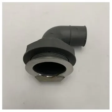 Marine 90 Degree LH15 Deck Drain Through Hull Fitting Durable Stainless Steel Edge product image