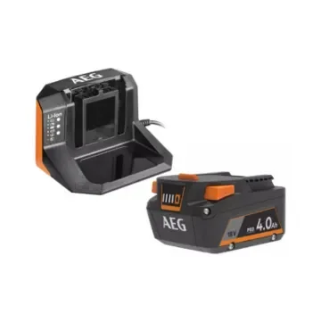 Aeg 18V 4.0Ah Prolithium-Ion Battery Pack - 2.0Ah Charger - SETL1840S product image