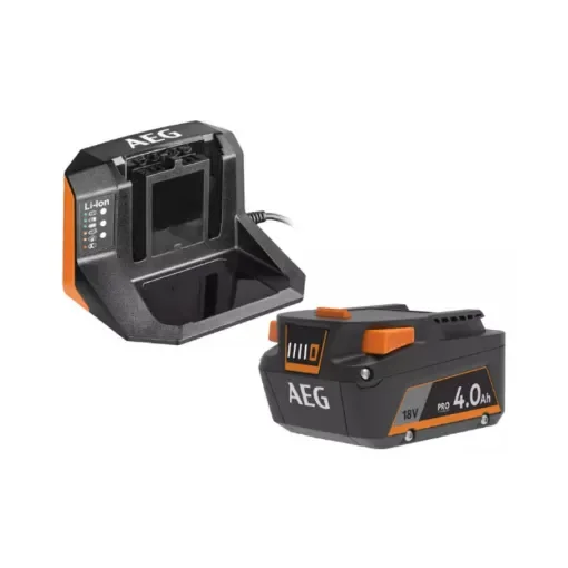 Aeg 18V 4.0Ah Prolithium-Ion Battery Pack - 2.0Ah Charger - SETL1840S product image