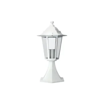 Zurich Outdoor Floor Light in Aluminium and Glass Edm - 60W - E27 - White - Bulb Not Included product image