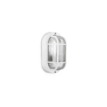 Tarragona Oval Wall Light Edm - 40W - E27 - White - Bulb Not Included product image
