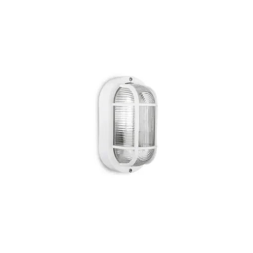 Tarragona Oval Wall Light Edm - 40W - E27 - White - Bulb Not Included product image