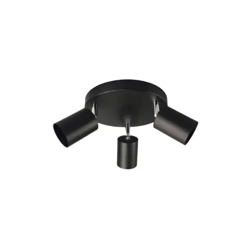 Edm 3-Spotlight Fixture - 50W - GU10 - Black - Bulb Not Included product image