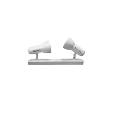 Galaxy Edm Wall Light with 2 Spotlights - 60W - E27 - White - Bulb Not Included product image