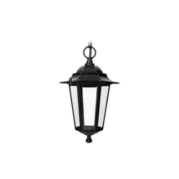 Zurich Outdoor Wall Light in Aluminium and Glass Edm - 60W - E27 - Black - Bulb Not Included product image